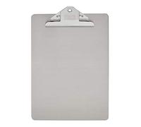 MAULsteel 2356495 Plaque d'Écriture A4 en Acier Inoxydable Format Portrait A4 Dimensions 33 x 22 cm largeur de Serrage 2 cm