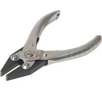 Maun 4860-160 Pince parallèle à bec en V Argent/Noir 160 mm