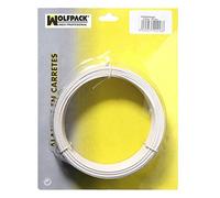 Maurer 1010087 Fil de fer plastifié 1,2 mm blanc