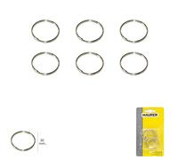 Maurer 3112005 Anneau porte-clés Ø 30 mm (Lot de 6)