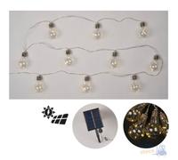 Maurer Catena Microled Ampoules Blanc Chaud Panneau Solaire Usage Intérieur IP44