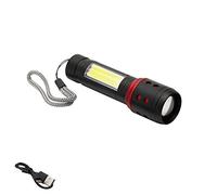 MAURER Lampe torche LED batterie rechargeable avec fonction zoom 5 W 300 - 150 lumens