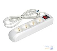 Maurer Multiprise 4 Sorties Prise 2P+T 16A 16A Bipasso + Schuko Interrupteur