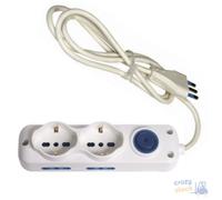 Maurer MultiPrise 6 Sorties Prise 2P+T 16A Prises Bipasso + Schuko Avec