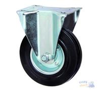 Maurer Roue En Caoutchouc Pour Plaque Fixe Grise 200 Mm