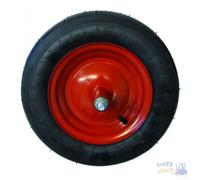 Maurer Roue Pneumatique Pour Brouette Cod.170168 Disque Fer Axe CM 15.4-Axe
