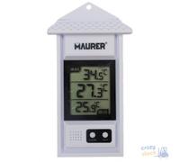 Maurer Thermomètre Numérique Mini/Max 15 Cm