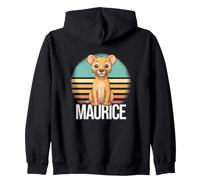 Maurice - Beau nom de garçon avec Un Lion Mignon Sweat à Capuche