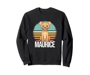 Maurice - Beau nom de garçon avec Un Lion Mignon Sweatshirt