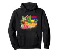 Maurice Dodo rétro l'océan Indien Souvenir Vintage Drapeau Sweat à Capuche