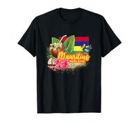 Maurice Dodo rétro l'océan Indien souvenir vintage drapeau T-Shirt