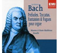 Maurice & Marie-Madeleine Durefle Plays Bach: Organ Works- Preludes, Toccatas, Fantasies & Fugues , BWV 553-560, 561, 562, 563, 564, 565, 566, 572, 578, 582 - 2CD BOX SET / EMI