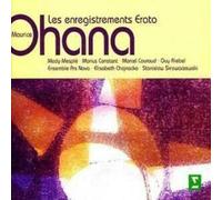 Maurice Ohana Les Enregistrements Erato