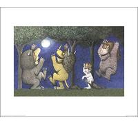 Maurice Sendak (Let The Wild Rumpus Start I 40 x 50 cm Toile Imprimée