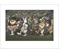 Maurice Sendak (Let The Wild Rumpus Start III 60 x 80 cm Toile Imprimée