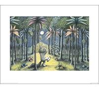 Maurice Sendak (to The Land of The Wild Things 40 x 50 cm Toile Imprimée