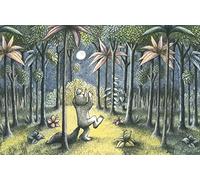 Maurice Sendak WDC44017 Toile Imprimée, Multicolore, 60 x 80 cm