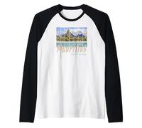 Maurice Souvenir de Plage Vintage de l'océan Indien Manche Raglan