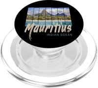 Maurice Souvenir de Plage Vintage de l'océan Indien PopSockets PopGrip pour MagSafe