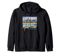 Maurice Souvenir de Plage Vintage de l'océan Indien Sweat à Capuche