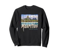 Maurice Souvenir de Plage Vintage de l'océan Indien Sweatshirt
