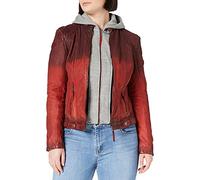 Mauritius Cascha LAMOV Femme Veste en cuir rouge XXL 100% Cuir