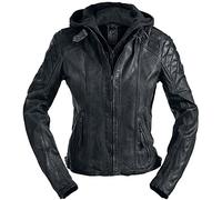 Mauritius Chasey Femme Veste en cuir noir 100% Cuir Regular/Coupe standard