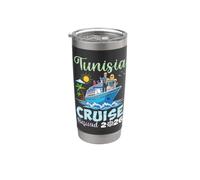 Mauritius Cruise Squad 2026 Matching Family E24 Gobelet isotherme en acier inoxydable double paroi