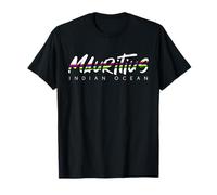 Mauritius - Flag Typo W C25 T-Shirt