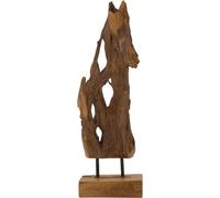 Mauro Ferretti Akar sculpture en teck marron 18x13x55 cm