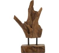 Mauro Ferretti Akar sculpture en teck marron 20x11x34 cm