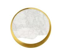 Mauro Ferretti - Applique murale en métal Marble 24 x 6 x 24 cm Doré et marbre