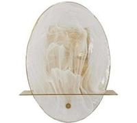 Mauro Ferretti - Applique murale en verre et métal Portlan 20 x 11 x 25 cm Doré et naturel G