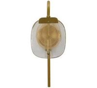 Mauro Ferretti - Applique murale en verre et métal Softy 15 x 14 x 38 cm Doré et naturel G