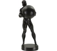 Mauro Ferretti Atlas Statue 18.5x20.5x43.5 cm noir