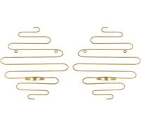 Mauro Ferretti bougeoir mural Alid, set de 2 33x10x34 cm or