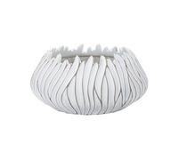 Mauro Ferretti - Cache-pot Honduras en polyrésine 40 x 20 cm Blanc