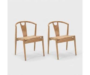 Mauro Ferretti Chaise Japan -B- Set 2 pièces 56 x 53 x 76 cm