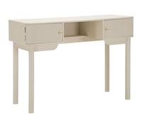 Mauro Ferretti Coiffeuse Shy 110 x 40 x 80 cm, bois de pin et MDF, blanc/or
