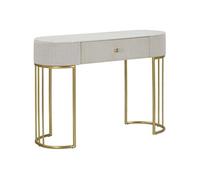 Mauro Ferretti - Console en métal Montpellier 100 x 43 x 74 cm crème