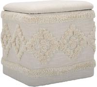 Mauro Ferretti Damascus pouf carré 40x40x40 cm naturel