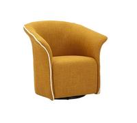 Mauro Ferretti - Fauteuil en tissu Siena 83.5 x 66 x 80 cm moutarde