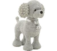 Mauro Ferretti figurine décorative chien caniche Sparky 15x9,5x15 cm argenté