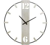 HORLOGE MURALE ARGENTÉE