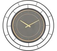 Mauro Ferretti horloge murale mode sombre Ø70x5,5 cm noir or