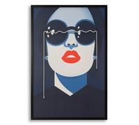 Mauro Ferretti Impression LED sur toile Cecille multicolore 80 x 4 x 120 cm