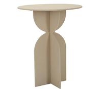Mauro Ferretti Italian Design Table Basse Dune cm Ø 45 x 58 - Fer, crème