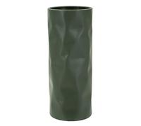 Mauro Ferretti Italian Design Vase Nuremberg Compact en Fer Vert Clair 12 x 12 x 30 cm