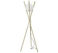Mauro Ferretti - Lampadaire trépied en métal doré Glamy 55 x 155 cm Doré et Blanc