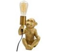 Mauro Ferretti - Lampe à poser en polyrésine Monkey 17 x 14.5 x 25 cm Doré G